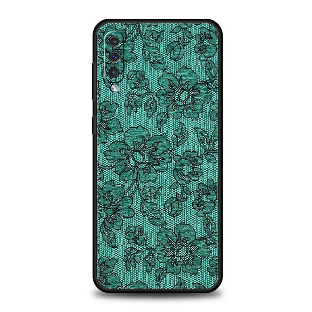 Lace Printed Phone Case For Samsung A26 A36 A56 A54 A52 A50 A70 A40 A20E A12 A14 A16 A22 A24 A42 A34 A32 5G A04s A06 5G Cover