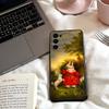 Vintage Rabbit Aristocrat Phone Case For Samsung S25,24,23,22,30,21,10,9,Ultra,Plus,Lite,FE,4,5 G Soft Black Case