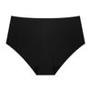 Women's High Waist Seamless Yoga Underwear Ice Silk Breathable Plus Size Briefs 5pcs