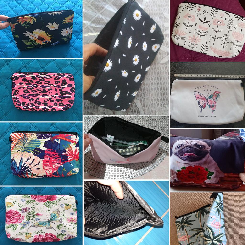 Ballet Art Girl Fashion Printed Cosmetic Bags Toiletries Organizer  School Daily Pencil CasesOutdoor Practical Makeup Bag Female