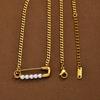 Stainless Steel Paperclip Necklace for Women Safety Pin With Bead Link Chain Necklaces Punk Party Accessories Gift