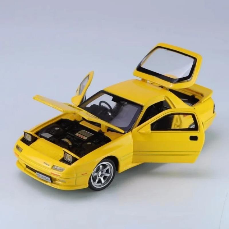 1/32 Mazda RX-7 Alloy Car Modelo Diecast Metal Sports Vehicles Modelo Alta Simulação Som e Luz Coleção Crianças Brinquedo Presente