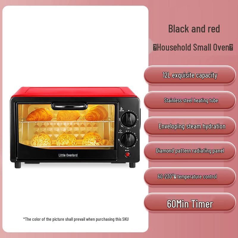 

Мини-электрическая духовка Little Tyrant 12 л: Многофункциональная машина для выпечки тартов для дома Order 1000+ units