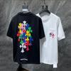8505 2026 Summer New High Quality Cotton Round Neck Loose Large Size Men's and Women's T-shirt Couple T-shirt