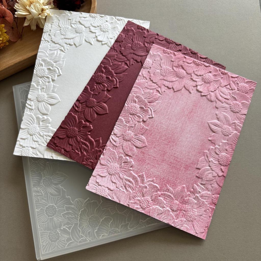 3D Embossed Butterfly Texture Mold for DIY Journal Crafting