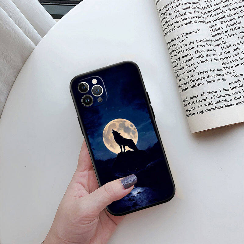 MH148 Animal Wolf Phone Shell Case for iPhone 7 8 11 12 13 14 15 16 17 16E XS Pro Max XR X SE Air