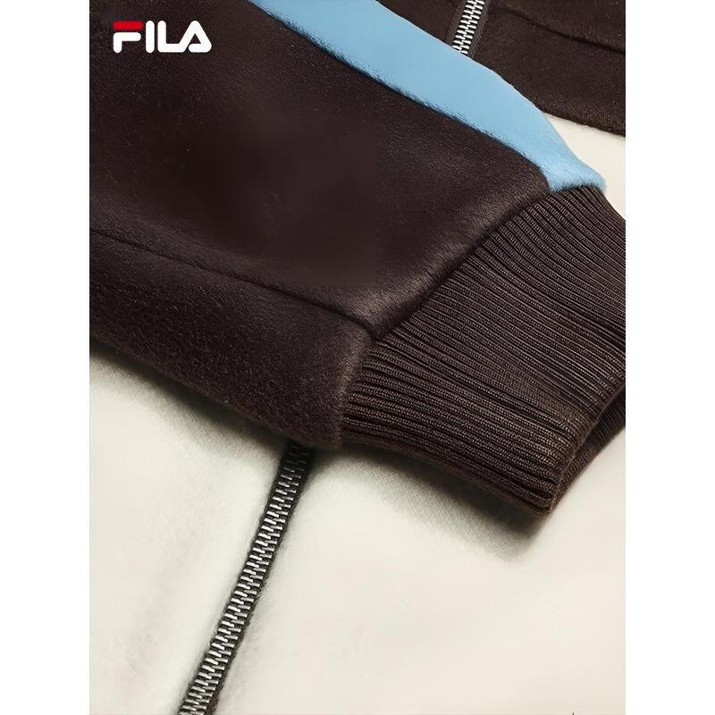 Fila Women's Yang Mi Co-branded Colorblock Woolen Jacket