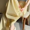 Korean Trousers Lazy Dopamine Vertical Striped Wide-leg Trousers Summer Thin High-waisted Straight Loose Casual Floor-mopping Trousers