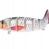 Leurre Pike Zander Articulé F145 Argent-Rouge