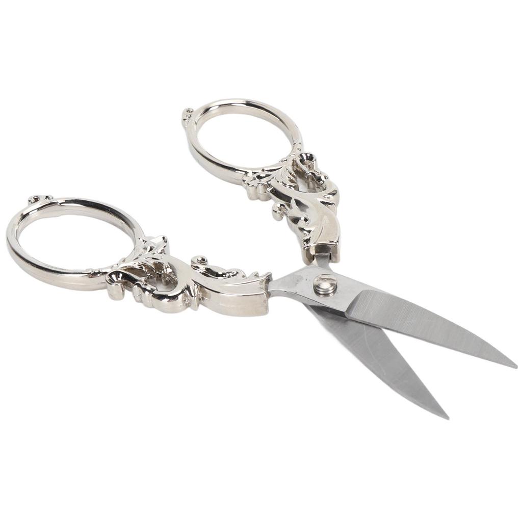 5in Embroidery Scissors Stainless Steel Tip Multifunctional Portable Vintage Scissors for Handmade