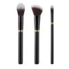 3 Makeup Brushes with Circles, Natural Smudge Highlight Brush, Contour Brush, Eyeshadow Brush, Lip Brush, No Stuck Powder, Beauty Tool Now