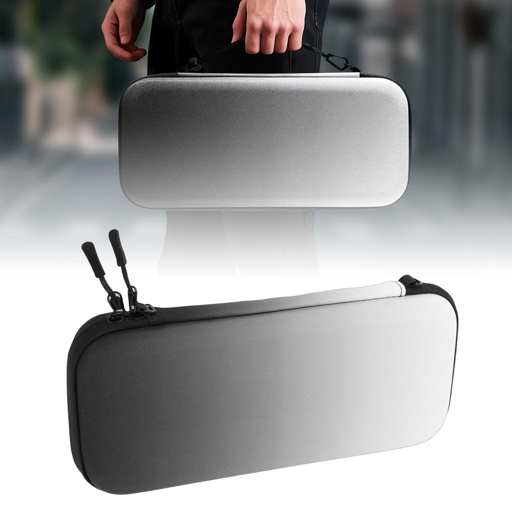 Portable Travel Case Fit for 2 Handheld Game Console Stylish Water Proof Shock Proof Hard Case with 10 Game Slots