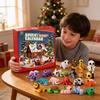 Animal Christmas Advent Calendar With Mini Articulated Toys For Stress Relief And Gift Giving