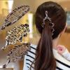 Leopardfischförmige Haarnadel Drehzopf Bananen-Haarklammern Kammklemme Mädchen Haaraccessoires Spangen Kopfschmuck Haarklammern