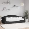 VidaXL Daybed with Mattress Black 90x190 Cm Fabric 3197182