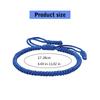 Stylish Braided Friendship Bracelets Exquisite Vintage Style Braided Bracelets Beautiful Woven Wrist Chain Accessory