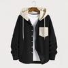 Fashion Spring Autumn Corduroy Hooded Jacket Comfortable Casual Daily Commuting Men