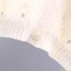 Autunno Inverno Donna Scollo a V Lussuoso Perline Bottone a Cuore Mohair Maglione Lavorato a Maglia Peloso Cardigan Natalizi Top