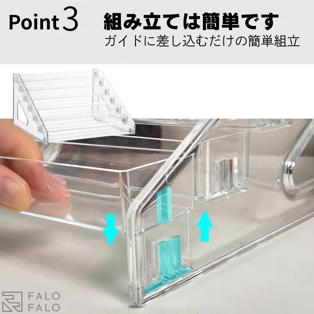 FALOFALO 7-Tier Figure Display Stand Set of 2 Acrylic Clear Cases Hina Shelf Cosmetics Exhibition Storage