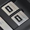 2/10pcs Car Interior Badge Sticker 3D Epoxy Glue Decals Accessories for Jeep Grand Cherokee Wrangler Renegade Compass Patriot Liberty
