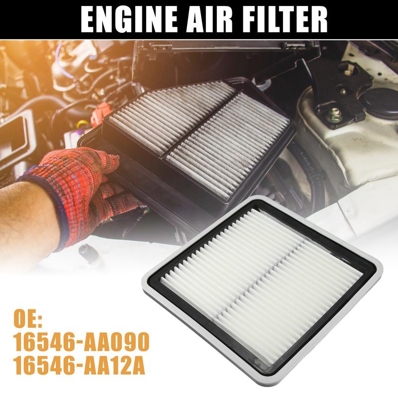 X Autohaux Car Engine Air Filter 16546AA090/16546AA12A for Subaru Crosstrek Forester Impreza Tribeca Legacy Outback 2007-