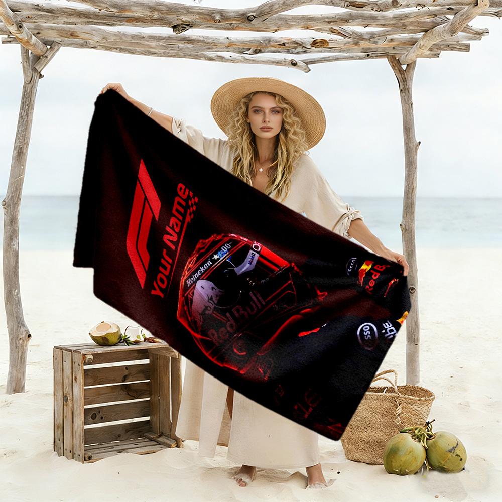 Oracle Bull Personalisiere deinen Namen Strandtuch Super Weich & Saugfähig Ideal für Reisen Outdoor Schwimmbad Yoga Surfen Camping Wandern Fitnessstudio Geschenk Urlaub