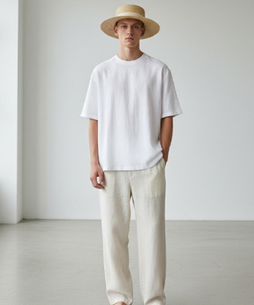 Yunibeosyeolkemiseuteuli Sweet Bg Line Brown Panama Hat Panama Hat