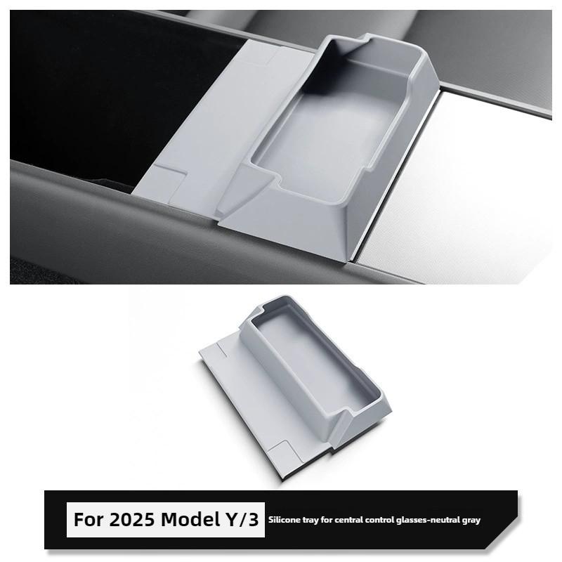 

Автомобильный лоток для очков, органайзер в центральной консоли, подлокотник, ящик для хранения, аксессуары для Tesla Model Y Launch 2025+ Juniper