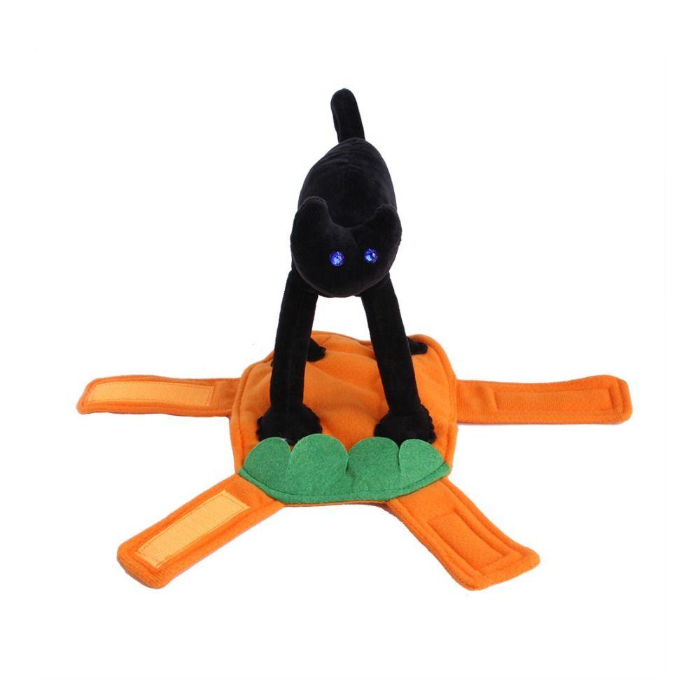 

Flannelette Pet Black Cat Costume Comfortable Halloween Dog Cosplay Clothes Cosplay Party S