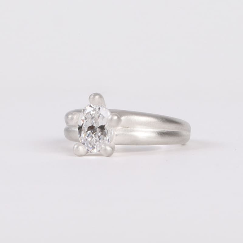 eveningbell [silver925] Waterdrop ring (silver)
