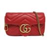 [Pre-Owned] GG Marmont Vintage Metal Logo Quilted Leather Mini Shoulder Bag - Fair #14W3MPV