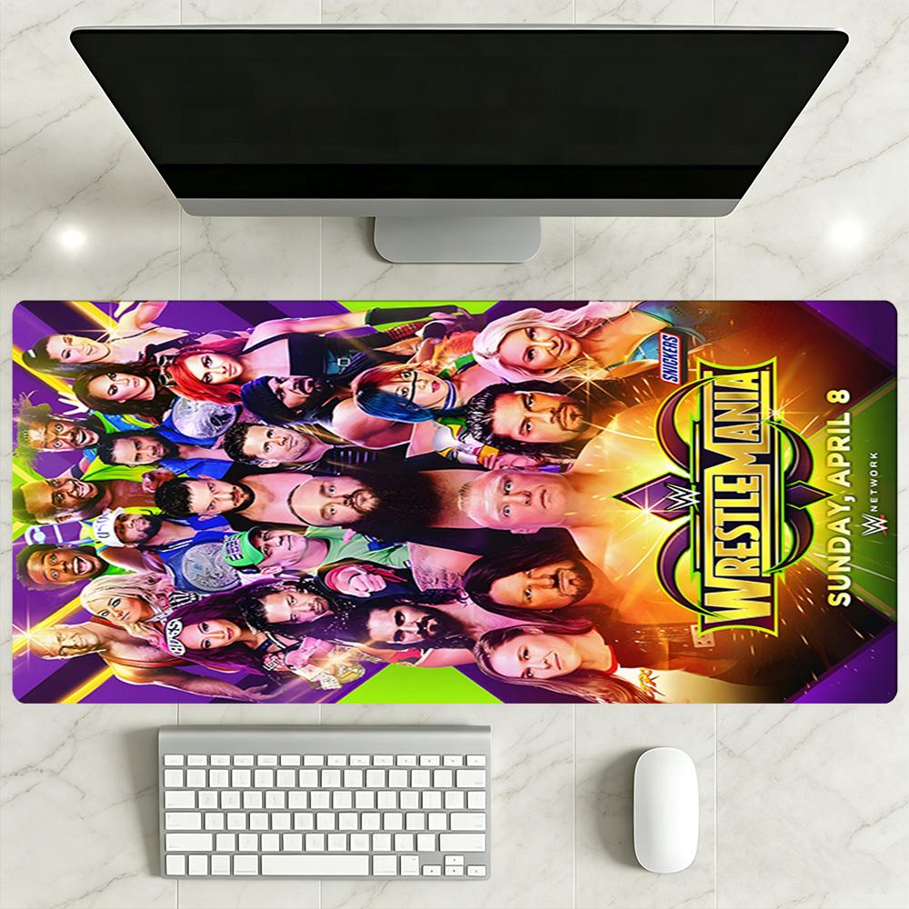 Wrestlemania Gaming Mouse Pad Gaming Laptop Mouse Pad Computer Desk Keyboard Mat Non-Slip Rubber Base Perfect for Office Laptop Gaming Setup