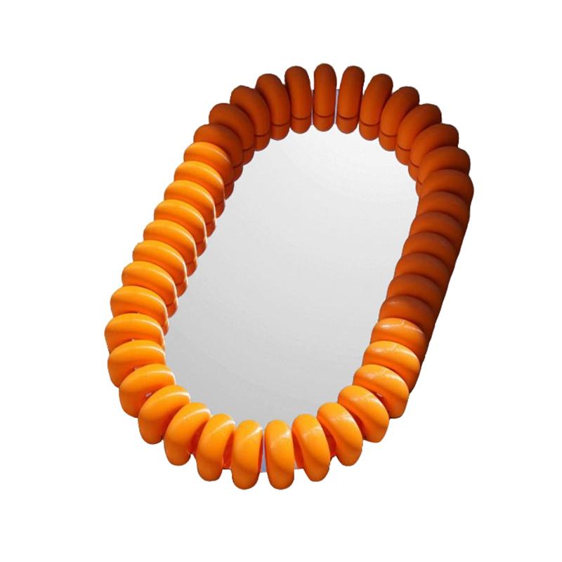 Nordic wall-mounted mirrors, irregular-shaped light luxury, popular home elliptical fireplace decorative mirrors, creative art