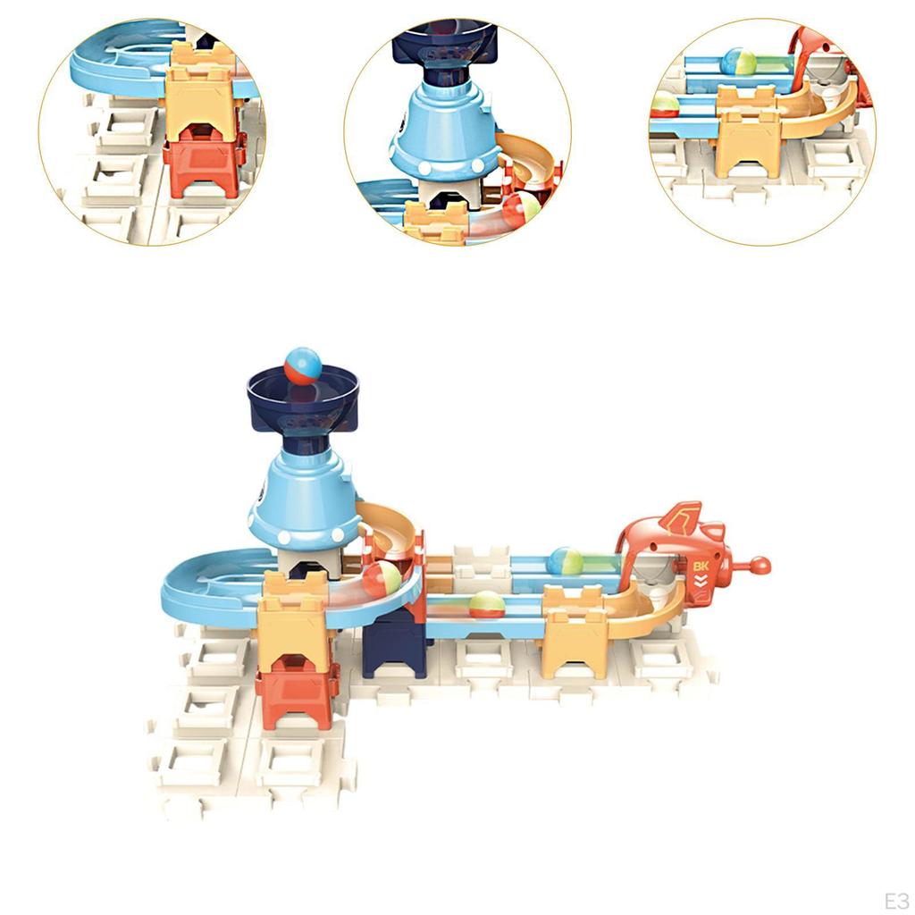 Race Track Building Blocks Set Construction Kit DIY Playset Gift Preschool Toy Educational Stem