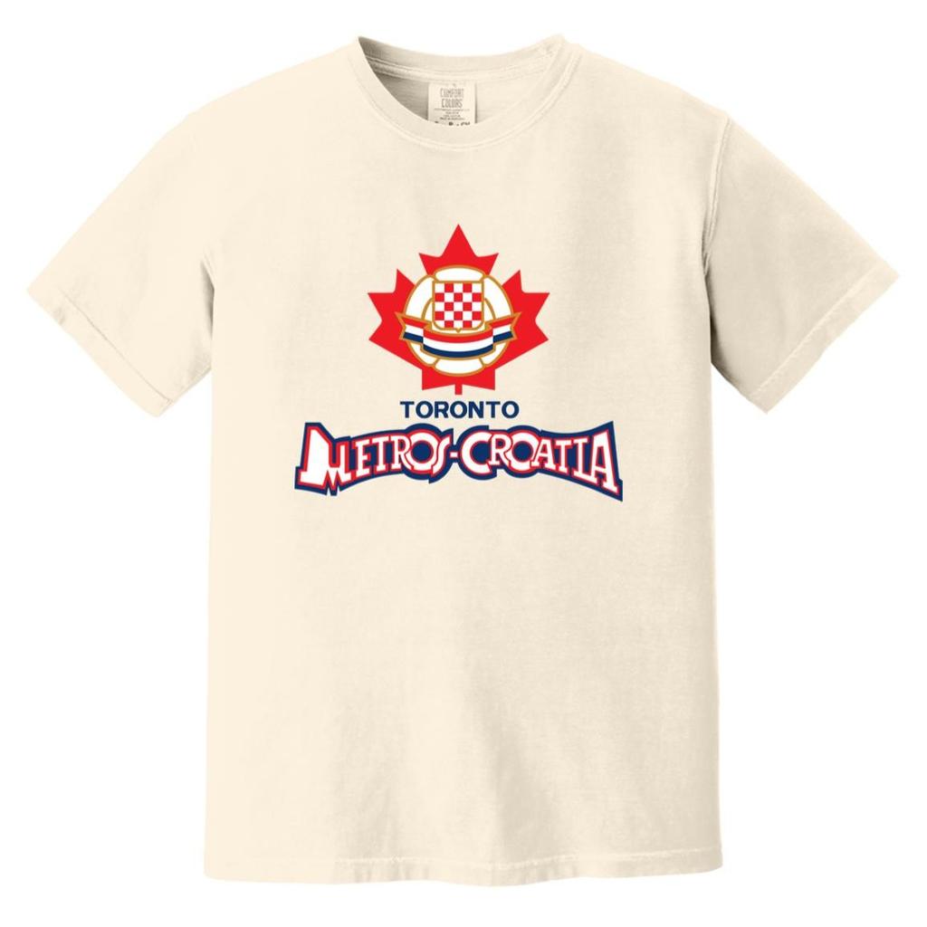 Toronto Metros-Croatia T-shirt Heavyweight Vintage Colors | NASL Soccer Team