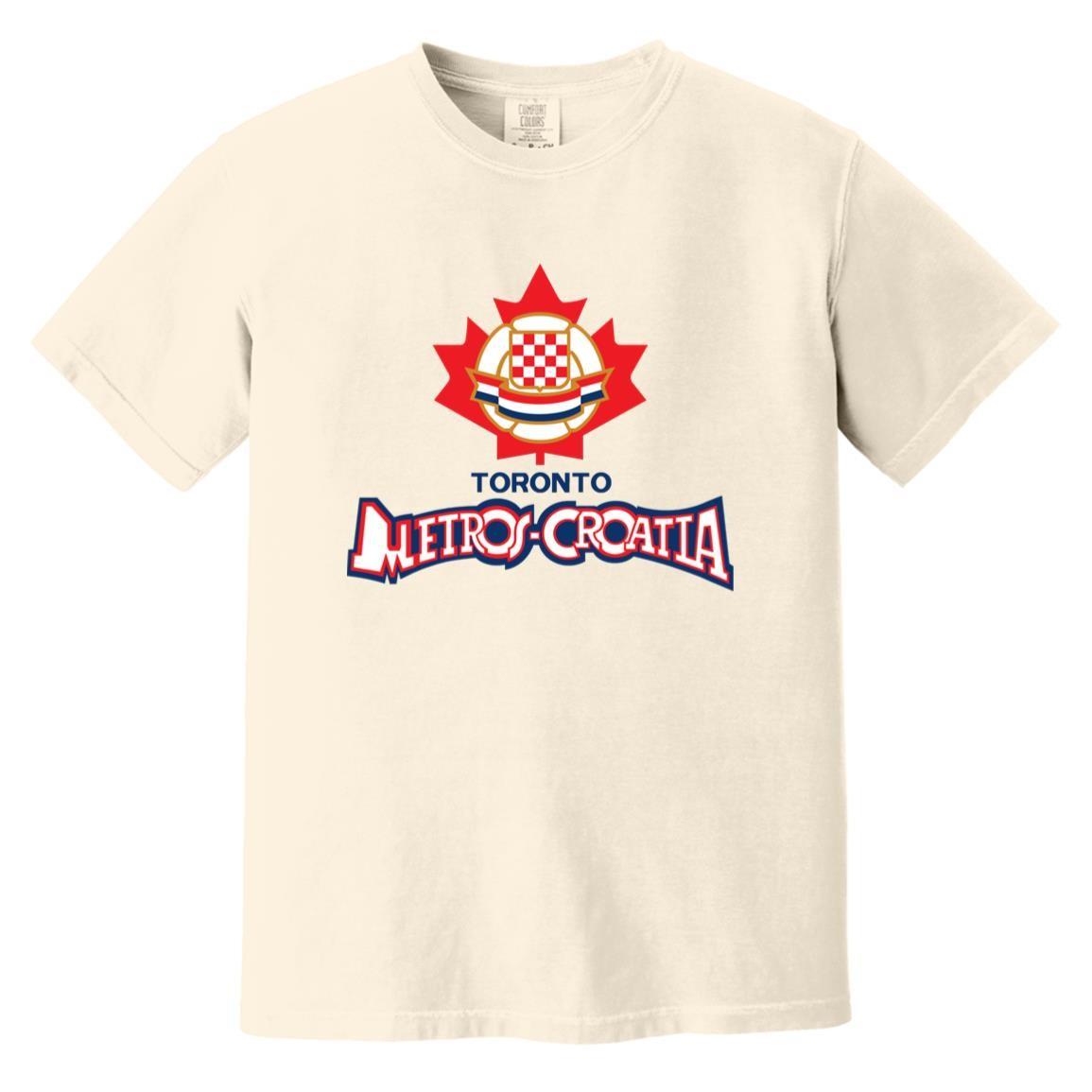 Toronto Metros-Croatia T-shirt Heavyweight Vintage Colors | NASL Soccer Team 3XL