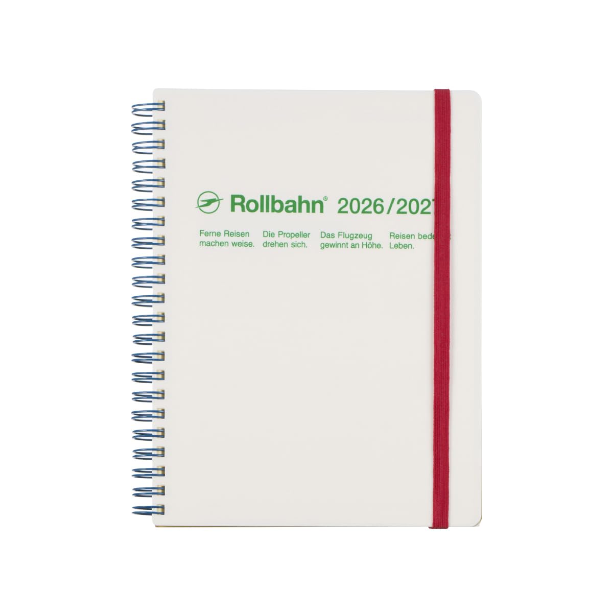 DELFONICS Rollbahn Diary Bibo A5 white 2026-2027 March start