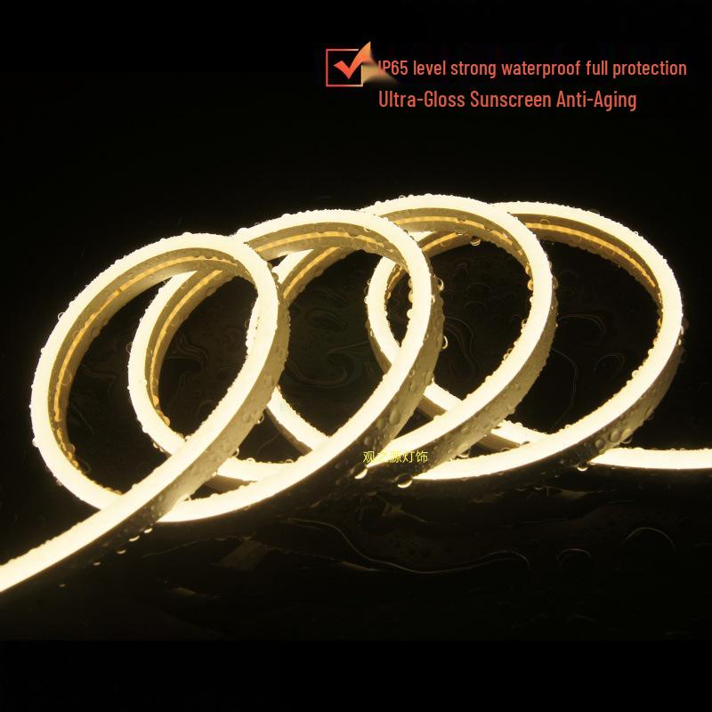 Super Bright 220V/110V COB LED Waterproof Outdoor Linear Strip Light for Signboards & Backgrounds