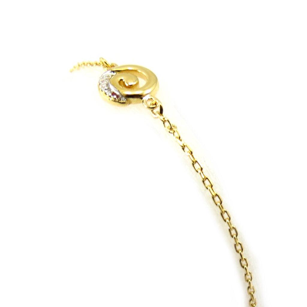 Les Trésors De Lily [K3388] - White Gold 'Goddess' Gold Plated Bracelet - 8 Mm