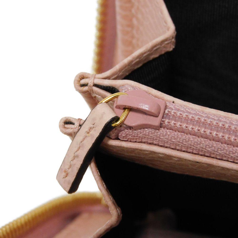 Used 9539 Double G Zip Around Wallet 456117 CAO0G 5909 7940 Pastel Zip Around GG Marmont Perfect Pink Women's from