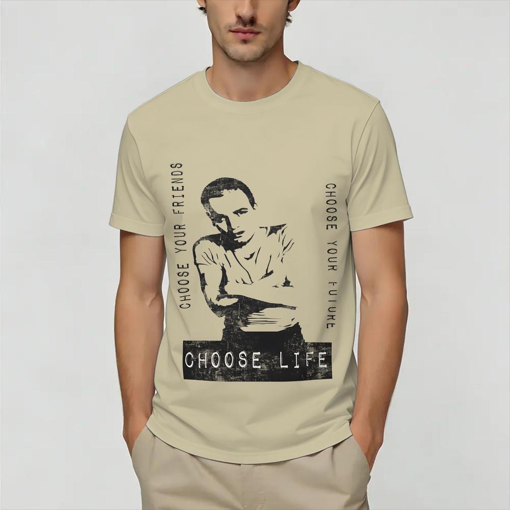 Trainspotting Film 100% Cotone Maglietta Per Unisex Spiaggia Y2K Magliette Divertenti Girocollo Nuove Magliette Oversize Larghe