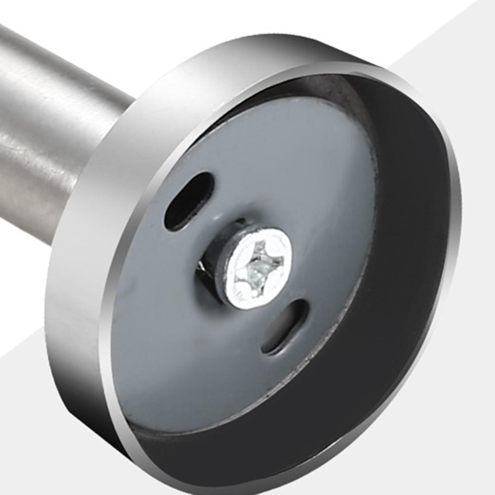 3 Pieces Stainless Steel Door Stop Anti-Collision Door Stop Wall Mounted Doorstop Rubber Buffer Stopper