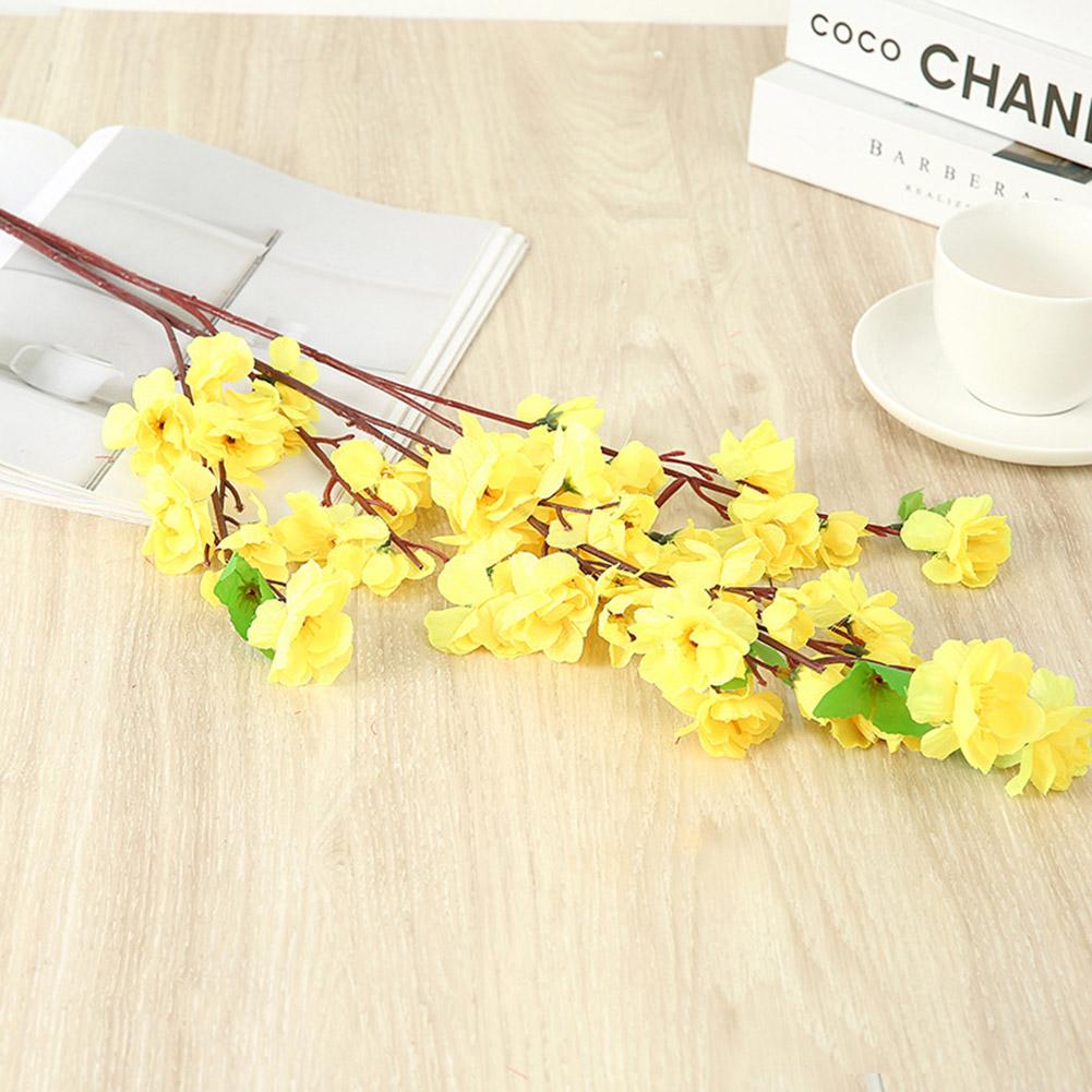 100% Brand New Home Office Fake Silk Flower 1PCS 63cm Artificial Flowers Bouquet Wedding Home Party Decor Realistic