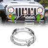 7 Front Round LED Headlight Mounting Ring Bracket Adapter Fit for Harley Touring