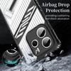 Invisible Bracket Four Corner Airbags Protect Case For Xiaomi Redmi Note 14 4G Note14 Pro + 13 Pro Redmi 14c 13C A3 Armor Cover