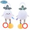 Baby Eggplant Tomato Plush Toy Car Seat Hanging Animal Rattle With Visual And Auditory Stimulation For Infant Development
