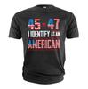 Amerikaans Patriottisch T-shirt Donald Trump DJT Steun T-shirt USA Vlag Shirt