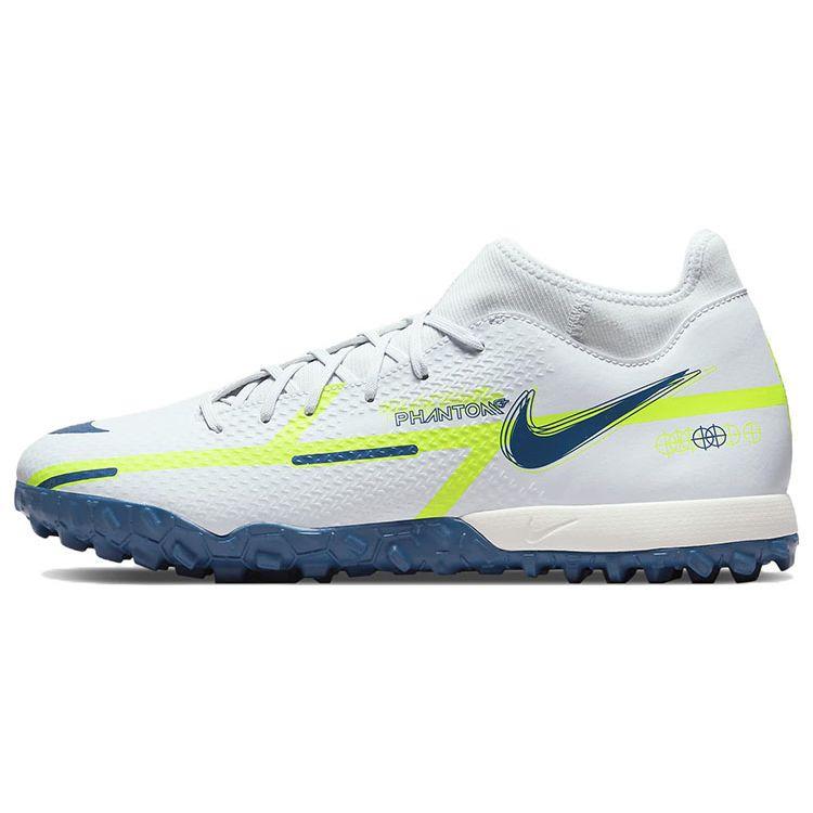 

Nike Phantom GT2 Academy DF TF Turf Football Shoes Unisex Football Shoes White Blue Green DC0802-054 42