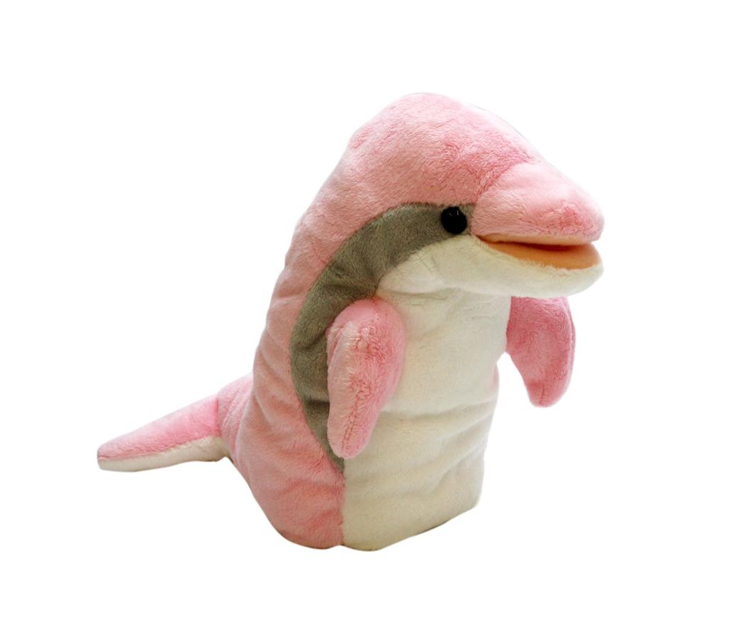 Pink Dolphin Hand Puppet