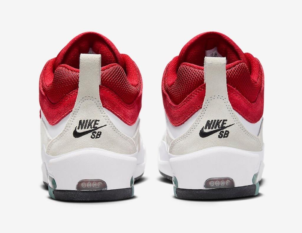 FB2393-100 Nike SB Ishod 2 White Summit White Varsity Red